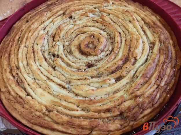 фото рецепта: Дрожжевой спиральный пирог