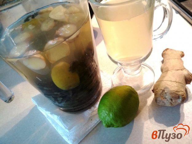 фото рецепта: Зеленый чай с имберём и лаймом