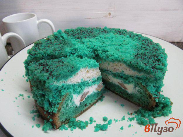 фото рецепта: Бисквитный торт с кремом из сметаны