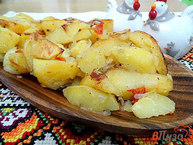 фото рецепта: Картофель жареный в духовке