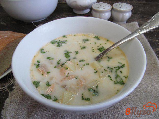 фото рецепта: Сливочный суп с лососем