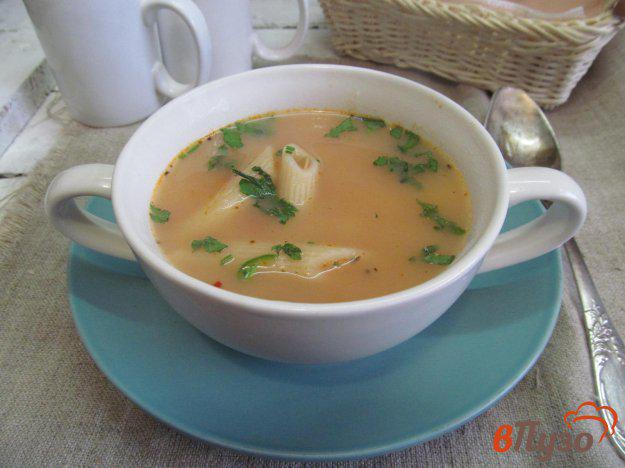 фото рецепта: Томатный суп с пастой пене