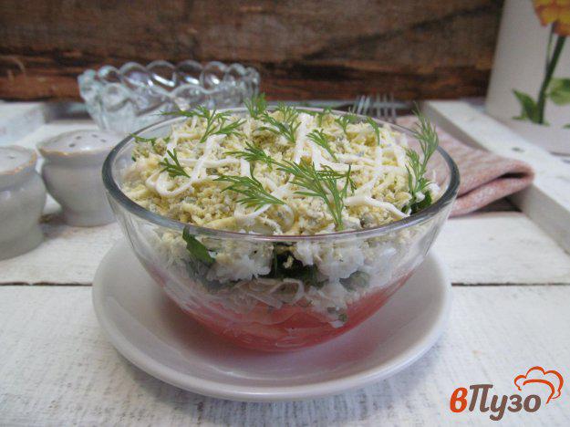 фото рецепта: Салат из помидора с сыром