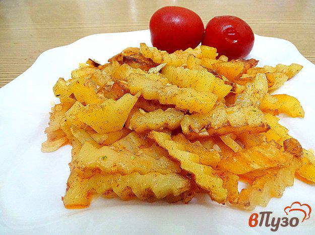 фото рецепта: Картофель жареный с паприкой и чесноком