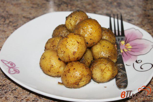 фото рецепта: Шашлычки из картофеля с карри
