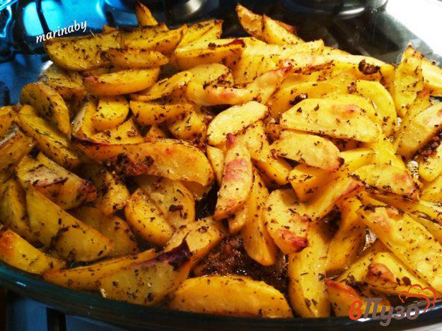 фото рецепта: Картофель по-деревенски с куркумой