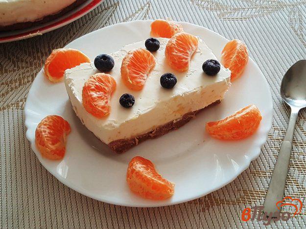 фото рецепта: Апельсиновый торт-мороженое