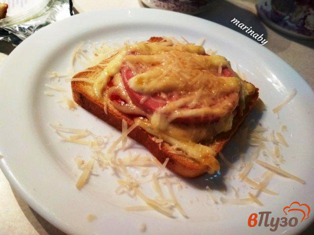 фото рецепта: Простой горячий бутерброд