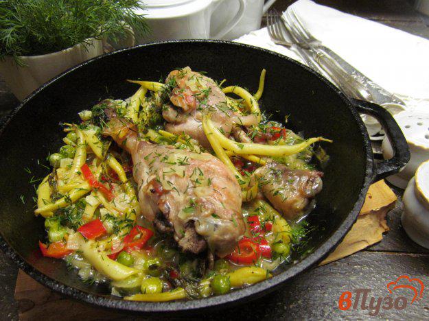 фото рецепта: Тушеная курица с овощами