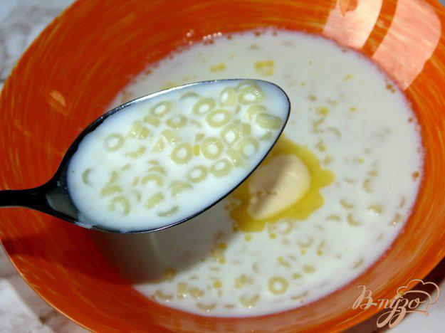 фото рецепта: Молочный суп с пастой Anellini