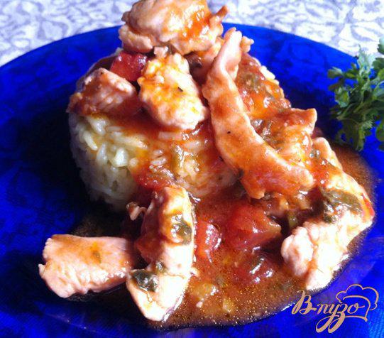 Фото приготовление рецепта: Курица с тайским мотивом шаг №6