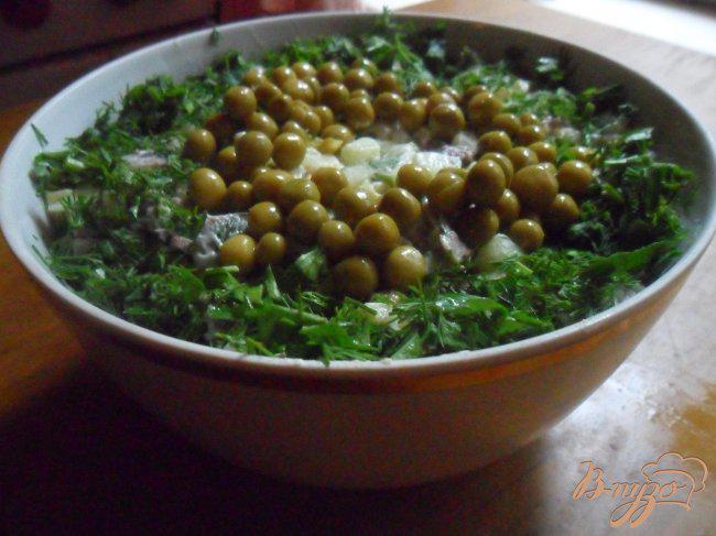 Фото приготовление рецепта: Салат с языком «А ля Оливье» шаг №5