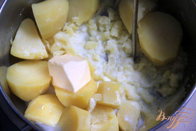 Фото приготовление рецепта: Мусака с брокколи и картофельным пюре шаг №5