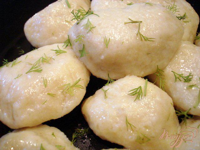 Фото приготовление рецепта: Картофельные галушки с фаршем шаг №7