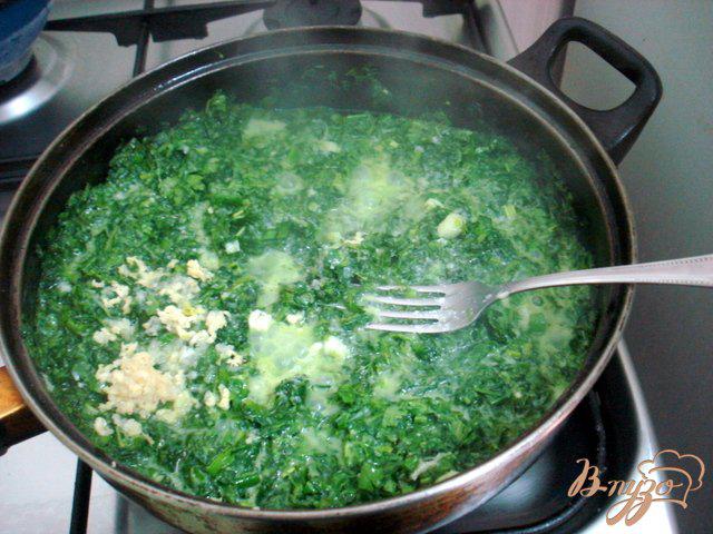 Фото приготовление рецепта: Горячий соус из шпината шаг №6