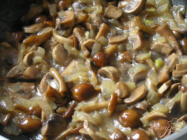 Фото приготовление рецепта: Картофельно-грибная запеканка/террин с черри шаг №2
