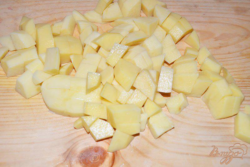 Фото приготовление рецепта: Капустняк картофельный с ветчиной шаг №2