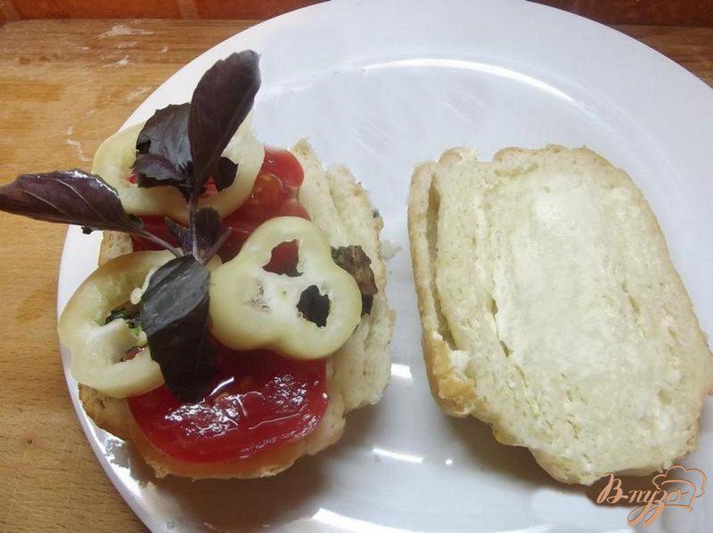 Фото приготовление рецепта: Кавказский сэндвич с бараниной шаг №4