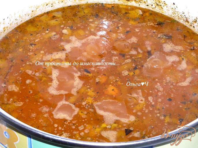 Фото приготовление рецепта: Суп харчо с ягненком шаг №8