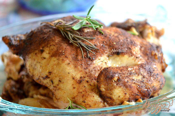 Фото приготовление рецепта: Курица в медленноварке со специями и розмарином шаг №5