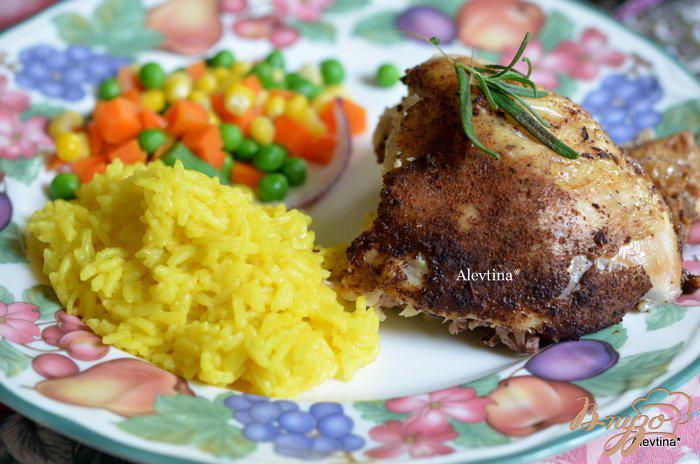 Фото приготовление рецепта: Курица в медленноварке со специями и розмарином шаг №6