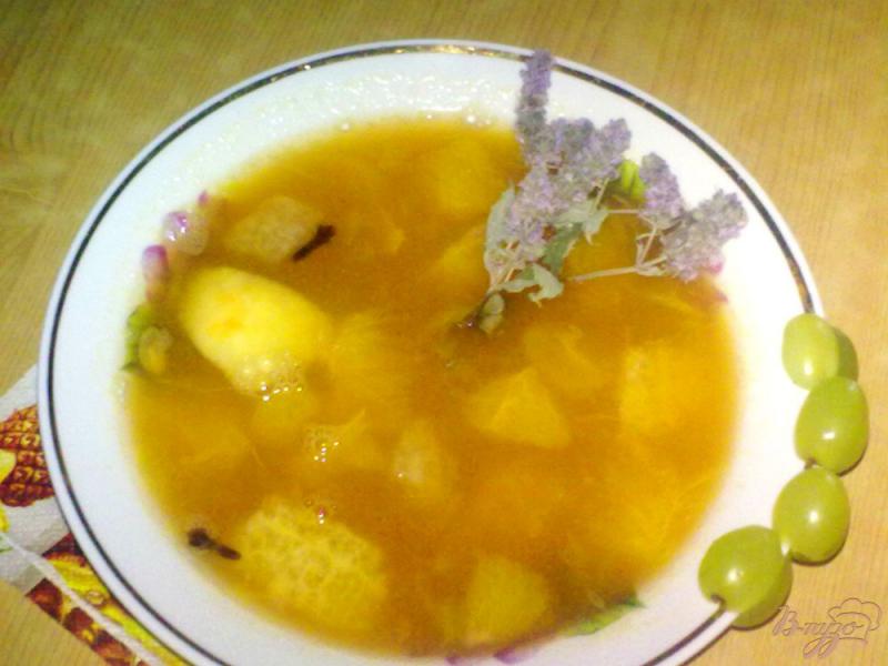 Фото приготовление рецепта: Суп из цитрусовых шаг №5