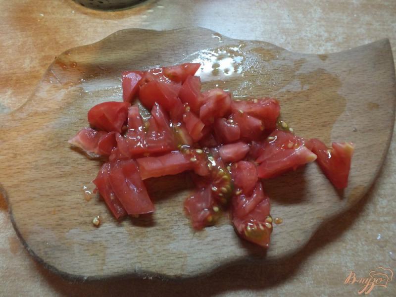 Фото приготовление рецепта: Зразы с мясом и томатами из баклажанов шаг №3