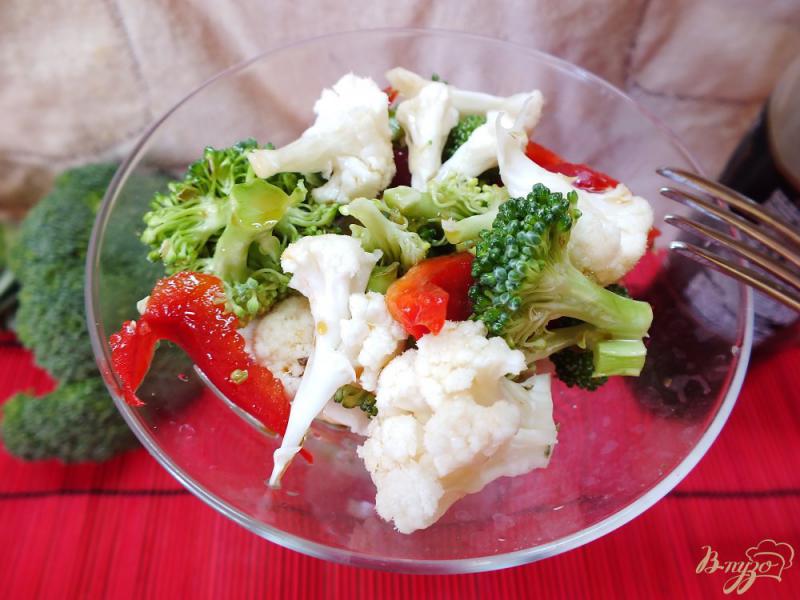 Фото приготовление рецепта: Сыроедческий салат из брокколи шаг №6