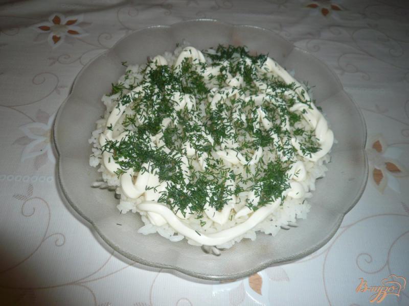 Фото приготовление рецепта: Салат «Нежный», с печенью трески шаг №2