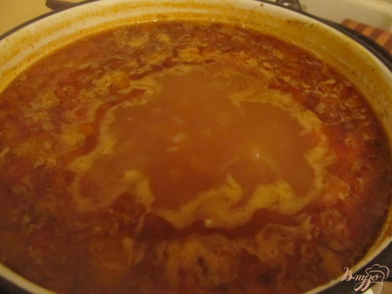 Фото приготовление рецепта: Суп харчо на подчеревке шаг №7