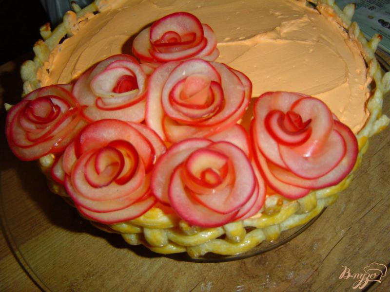 Фото приготовление рецепта: Торт «Миллион алых роз» шаг №11