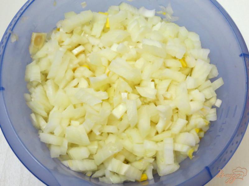 Фото приготовление рецепта: Манты с картофелем тыквой и луком шаг №3
