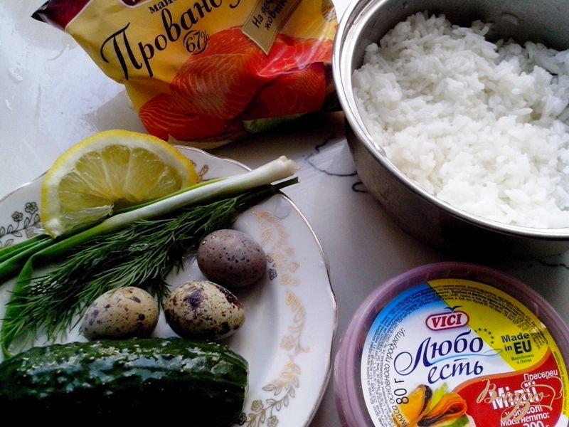 Фото приготовление рецепта: Салат с мидиями шаг №1