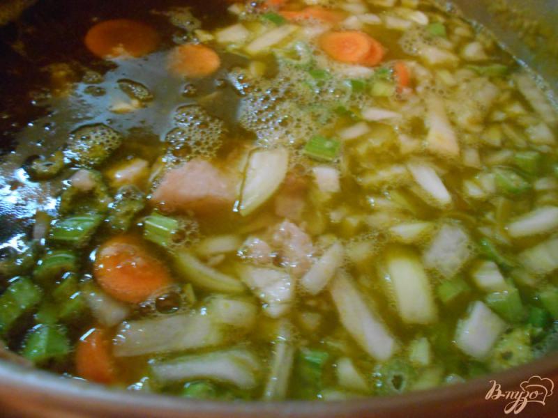 Фото приготовление рецепта: Голландский гороховый суп шаг №7