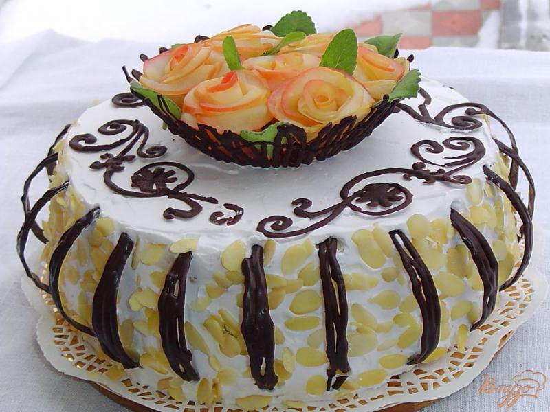 Фото приготовление рецепта: Торт «Праздничный» шаг №16