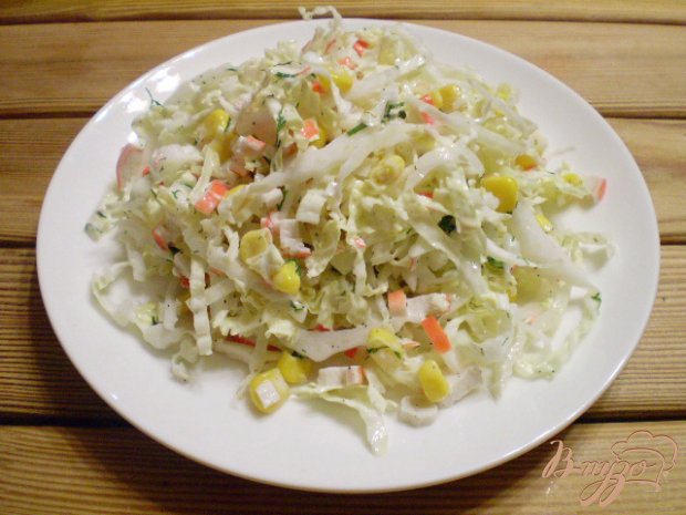 крабовые палочки пекинская капуста кукуруза крабовые палочки пекинская капуста кукуруза